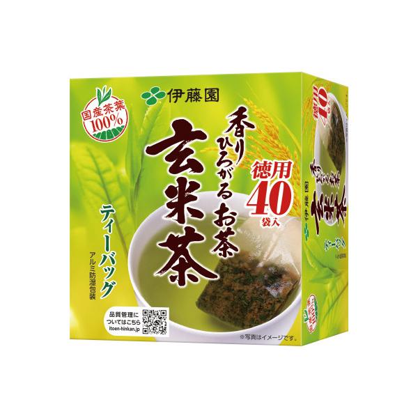 他サイト： ＃ 日本茶 伊藤園 ＃香りひろがるお茶　玄米茶　ティーバッグ　４０袋 12925の商品画像