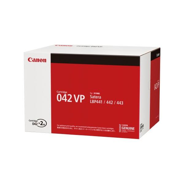●キヤノン トナーカートリッジ●CRG-042VP 　1セット(2本)（1） キヤノン キヤノントナーカートリッジ CRG−042VP CRG