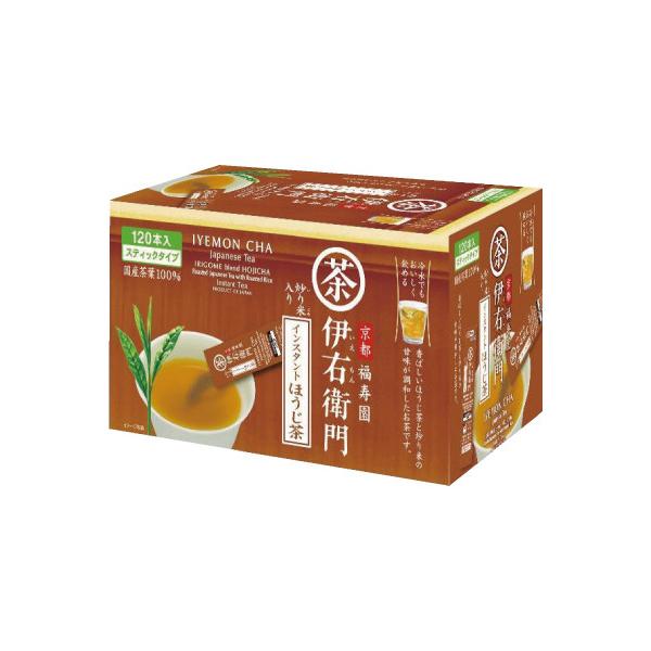 他サイト： ＃ 日本茶 宇治の露製茶 ＃伊右衛門インスタント　スティック　ほうじ茶　１２０本 781495の商品画像