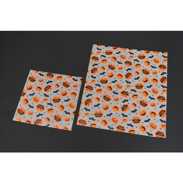 １セット入り数：100枚　　サイズ　　：150×150mm　/　218×250mm　　材　質　　：紙　　特　長　　：ハロウィンにぴったりなデザインをあしらったワックスペーパーです。2サイズからお選びいただけます。（※サイズごとに価格が異なり...