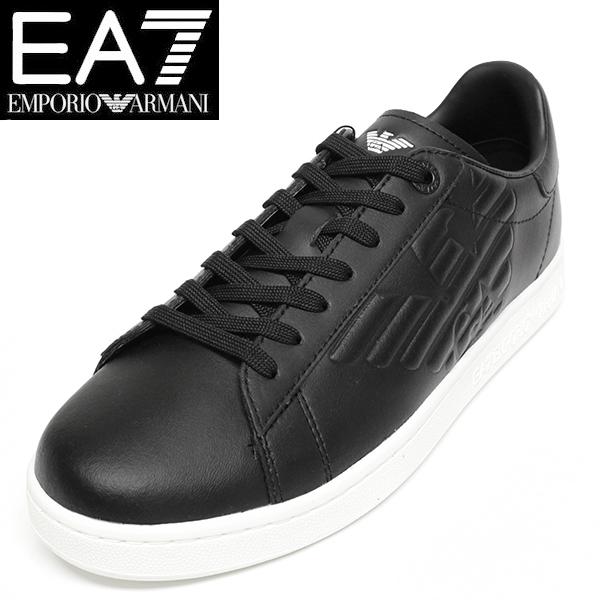 【激シブ】EMPORIO ARMANI エンポリオアルマーニ 本革 シューズ EMPORIO ARMANI (エンポリオ アルマーニ) サイドロゴ ローカット