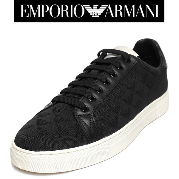 エンポリオ アルマーニ スニーカー メンズ 靴 サイズ 10 (約28cm) EMPORIO ARMANI X4X316 XM741 K001 新品
