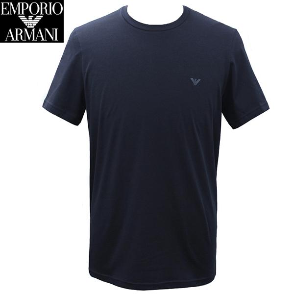 エンポリオ アルマーニ Tシャツ メンズ 半袖 1枚単品 ネイビー カットソー アンダーウェア サイズXXL 新品