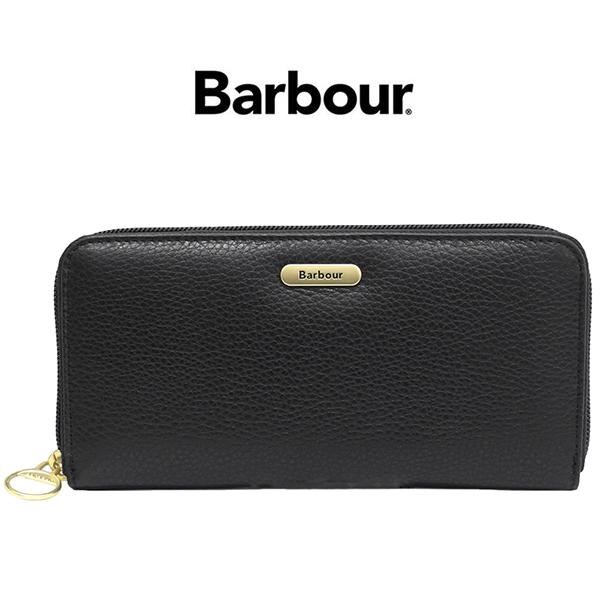 バブアー Barbour 財布 メンズ レディース 長財布 ラウンドファスナー LLG0038 BK11 新品
