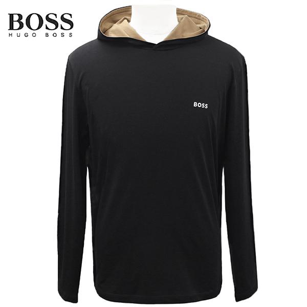 ヒューゴボス HUGO BOSS フード付き 長袖 Tシャツ メンズ ロンT カットソー サイズM 50515306 002 新品