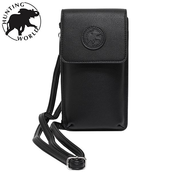 ハンティングワールド HUNTING WORLD スマホショルダー フォンケース 94097 080 新品