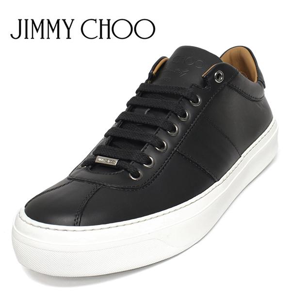 JIMMY CHOO ジミーチュウ レザーシューズ ブラック 42 1/2 ダイヤモンド X II / M | ブラックレザー・スニーカー | ジミー