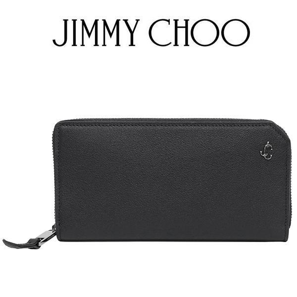ジミーチュウ 財布 メンズ レディース 長財布 ラウンドファスナー JIMMY CHOO CARNABY S AQR 新品