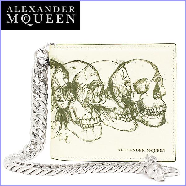 アレキサンダーマックイーン 財布 メンズ 2つ折り財布 チェーン付き Alexander Mcqueen Alex028r ブランド 靴 バッグ パラディー 通販 Yahoo ショッピング