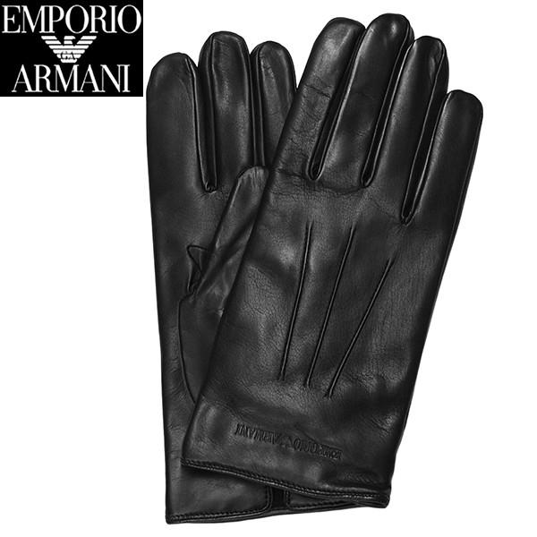 エンポリオ アルマーニ グローブ 手袋 メンズ レザー EMPORIO ARMANI :armani1077:ブランド 靴 バッグ パラディー