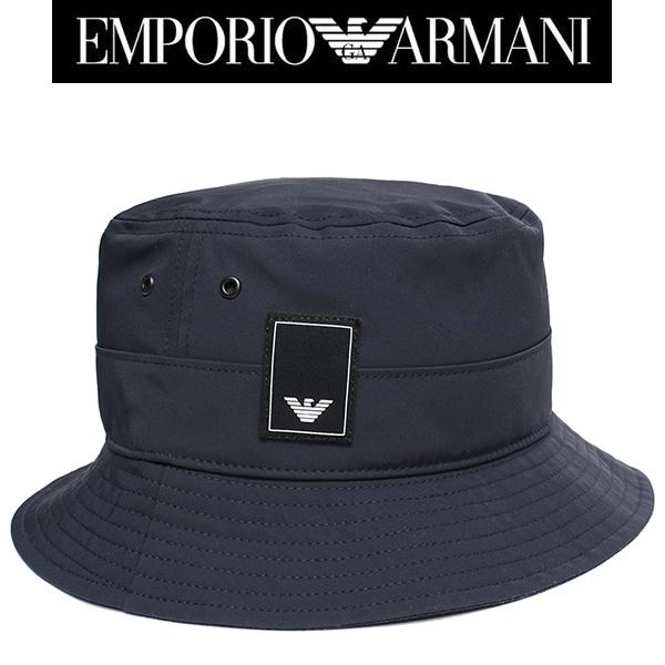 エンポリオ アルマーニ 帽子 ハット ネイビー EMPORIO ARMANI 627754 2R851 00035