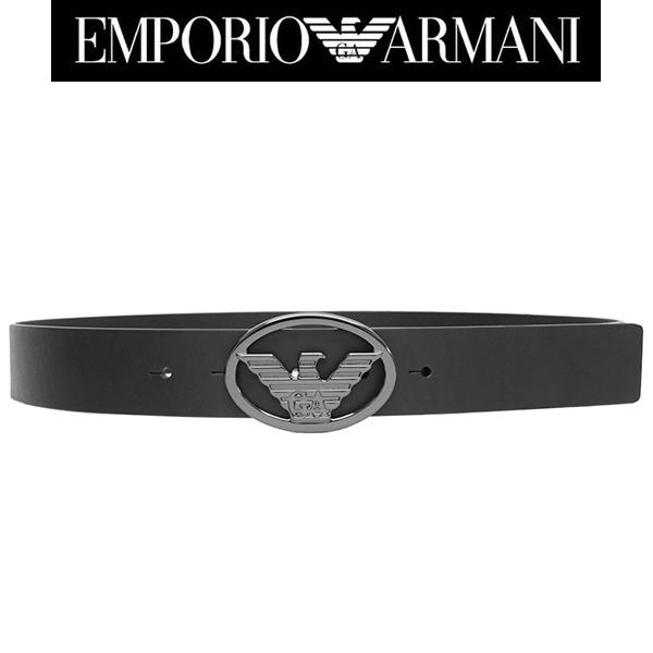 EMPORIO ARMANI エンポリオアルマーニ ベルト メンズ ブラック