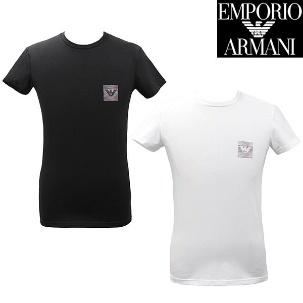 ARMANI UNDERWEAR Tシャツ 刺しゅうロゴ EM000375-AF10798-UC001 Emporio Armani Underwear T-shirt EM000375 AF10798 UC001 Nero