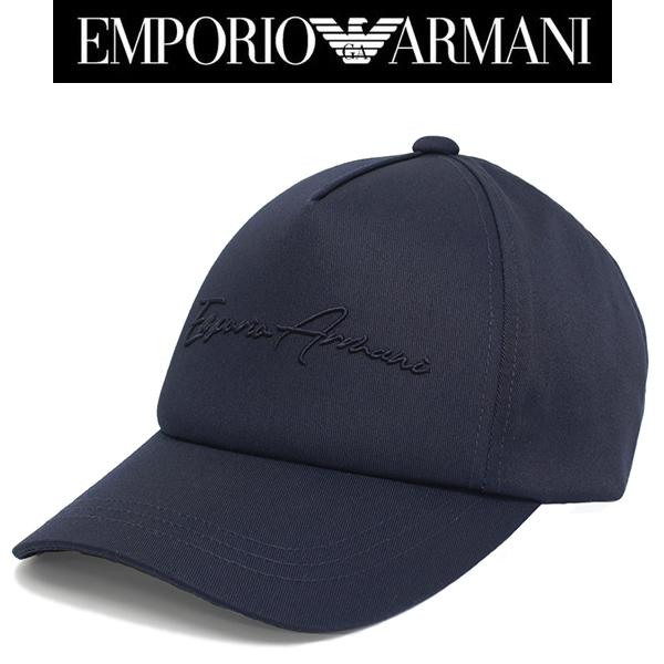 EMPORIO ARMANI エンポリオ アルマーニ 帽子 キャップ ネイビー
