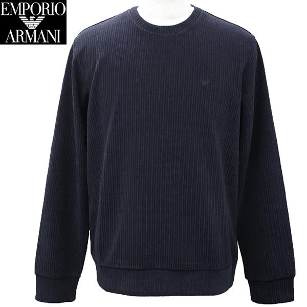2025 秋冬新作！ EMPORIO ARMANI エンポリオアルマーニ アンダーウェア トレーナー メンズ EM000520 AF14991 ネイビー EMPORIO ARMANI エンポリオ アルマーニ トレーナー メンズ 長袖