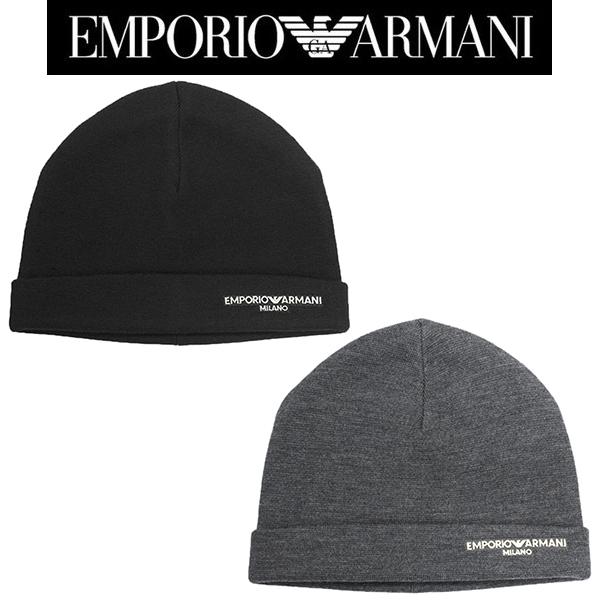 エンポリオ アルマーニ ニットキャップ 帽子 ニット帽 ARMANI EM002715 AF18241