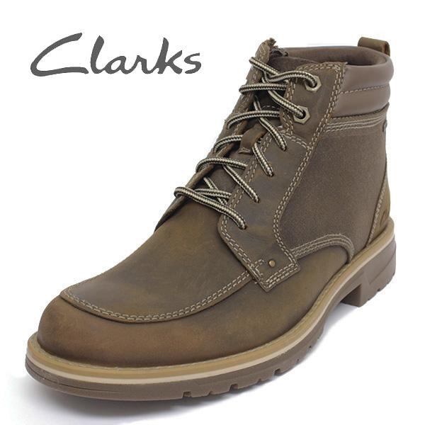 Clarks（クラークス） 靴 メンズ ブーツ サイドジップ レースアップ