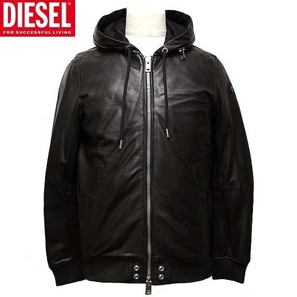 ディーゼル DIESEL レザーブルゾン メンズ 革ジャン レザージャケット ...