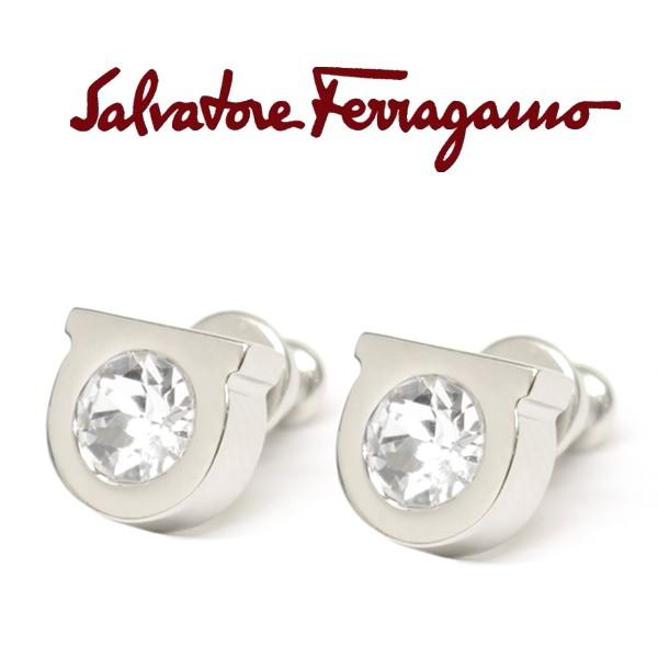 FERRAGAMO フェラガモ ピアス レディース クリスタル 76-0126
