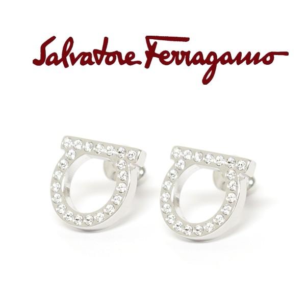 FERRAGAMO（フェラガモ） ピアス レディース ラインストーン FERRAGAMO