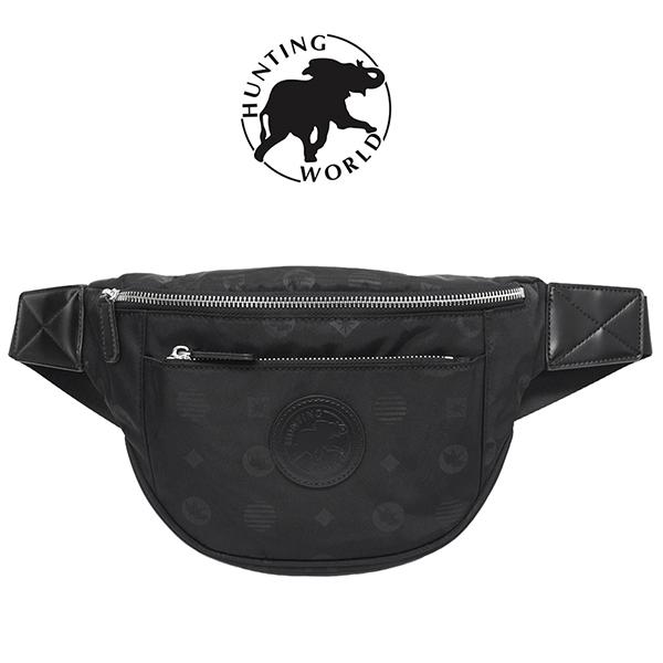 美品☆ ハンティングワールド ウエストバッグ ポーチ ボディバッグ　良品 Hunting World（ハンティング・ワールド） バッグ メンズ ボディバッグ