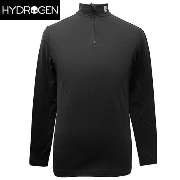 【新品未使用】HYDROGEN　GOLF ハイドロゲン　長袖シャツ　メンズ HYDROGEN ハイドロゲン ゴルフ メンズ 長袖Tシャツ ハーフジップ