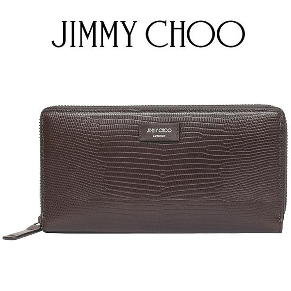 未使用 JIMMY CHOO ジミーチュウ PHELIX ラウンドジップ 長財布 JIMMY CHOO（ジミーチュウ） 財布 メンズ レディース 長財布 ラウンド