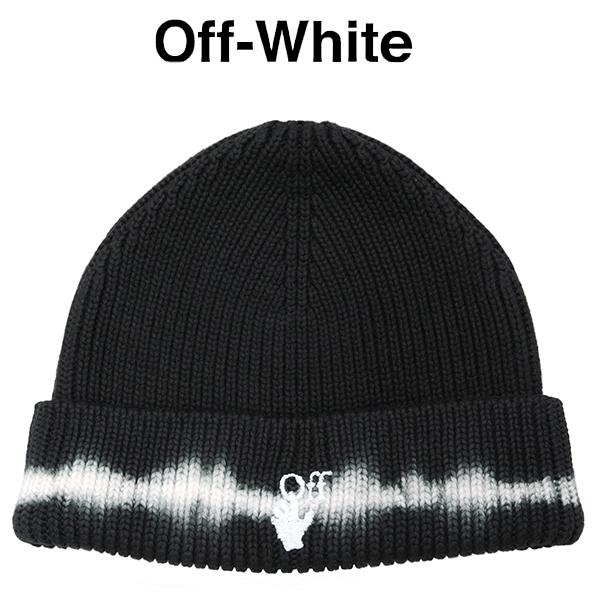 オフホワイト ニットキャップ 帽子 ニット帽 Off White OMLC016R21KNI002
