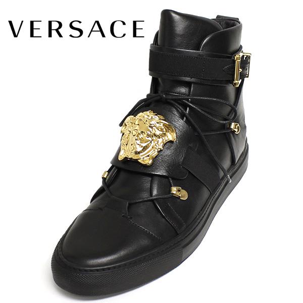 ヴェルサーチ スニーカー メンズ 靴 Versace ベルサーチ ハイカット レザー シューズ Dsu51 Versace003 ブランド 靴 バッグ パラディー 通販 Yahoo ショッピング