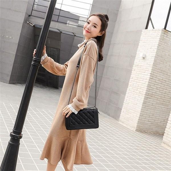 ワンピース レディース ロングワンピース マーメイド レース切り替えワンピース 長袖 マタニティワンピース 秋冬新作 おしゃれ 妊婦服 エレガント ハイネック Www Strojpolimer Ru