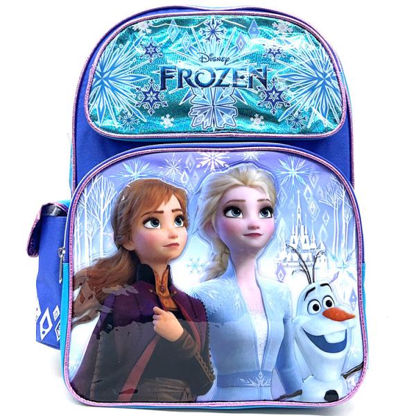 リュックサック ディズニー アナと雪の女王 Lサイズ ブルー 女の子