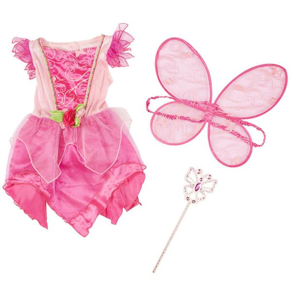 メーカー：Melissa and Doug / メリッサ アンド ダグ対象年齢：3歳〜6歳サイズ：着丈：約53cm　1サイズ展開　子供フリーサイズとなります。セット内容：ドレス、羽、ステッキ　セットハロウィンコスチュームから、イベント衣装、...