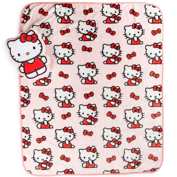ハローキティ キティちゃん ブランケット ピローセット ぬいぐるみ お