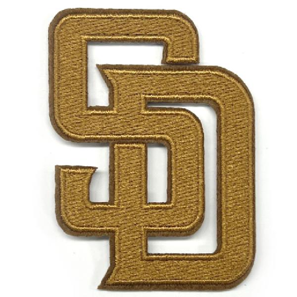 セット割/ ワッペン サンディエゴ・パドレス ロゴ 刺繍 アイロン MLB メジャーリーグ 野球 ワッペン アップリケ SD