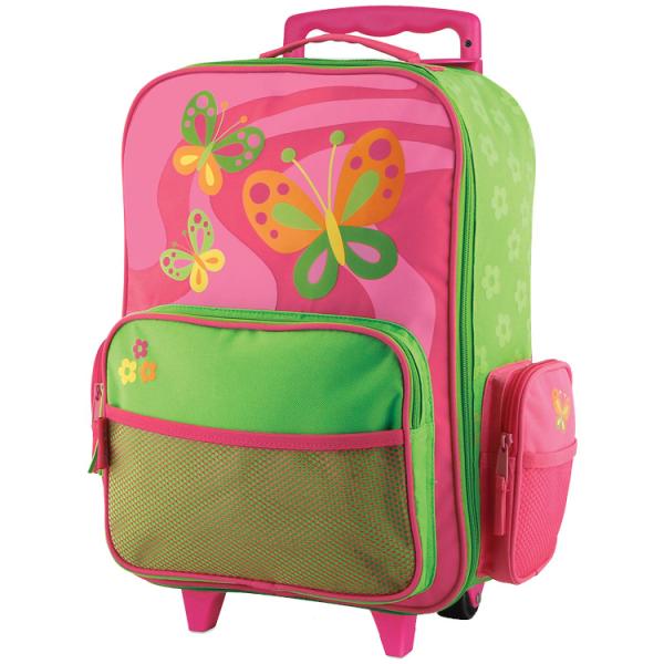 メーカー：Stephen Josephサイズ：15L×30W×46H cm重さ：1200g対象年齢：3歳から安全基準：CPSIA/ASTM仕様：外側収納はポケット3つ、それぞれにメッシュポケットがついています伸縮ハンドルは本体に収納可(地面...