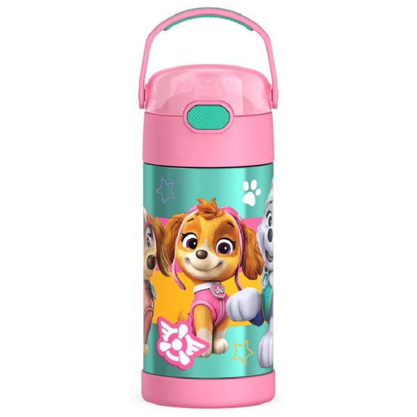 サーモス ステンレス ストロー 水筒 ステンレス水筒 パウパトロール ガール ストロー 350ml THERMOS キャラクター パウパト 子供