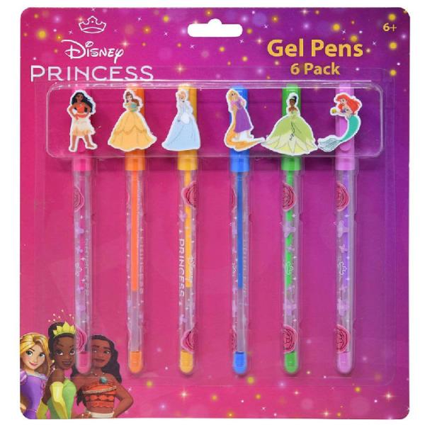 ディズニー プリンセス 水性 カラー ボールペン 6本 セット ジェル