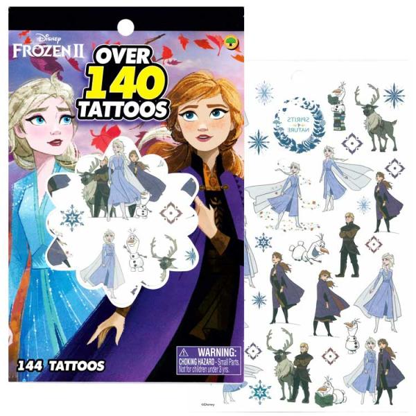 キャラクター：アナと雪の女王2対象年齢：3歳以上(メーカー参照)映画「アナと雪の女王2」のキャラクターが勢ぞろい！子どもから大人まで、手や足、顔に水を使用して簡単に貼り付けが出来るタトゥーシール。普段は勿論、お誕生日会や発表会、USJやディ...