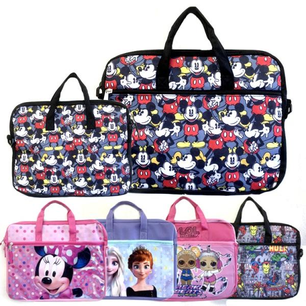 キャラクター:Disney Mickey Mouse / Minnie Mouse / Frozen / Marvel / L.O.L Supriseサイズ：W36×H28×D3 cm対応サイズ：9〜15インチのノートPC、ipadなどのタ...