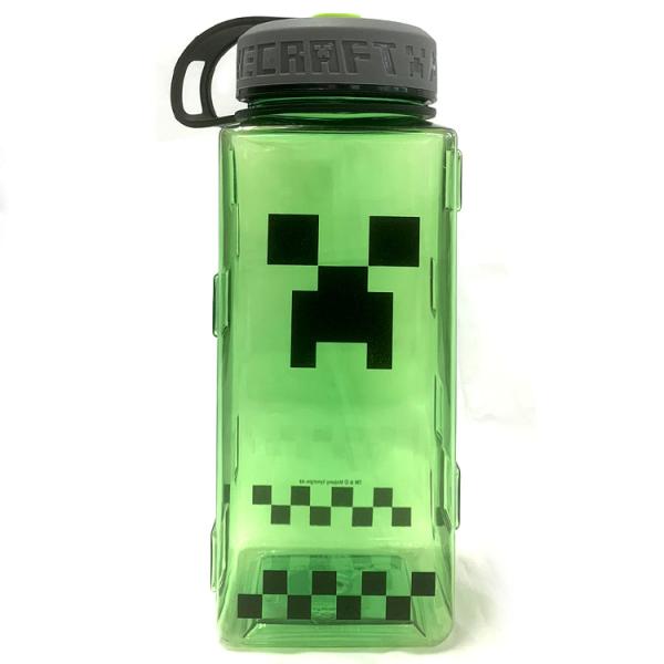 Minecraft 子ども用水筒 水筒 マインクラフト クリーパー 直のみ 1064ml ウォーターボトル 大