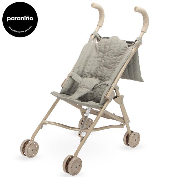 サイズ : 56cm x 41cm※高さ40cmまでのお人形が載せられます。材質：100％ polyester, metalお子様の成長に欠かせないごっこ遊びの必需品のお人形用のベビーカーお母さんやお父さんの真似をして、お人形と一緒にお散歩...