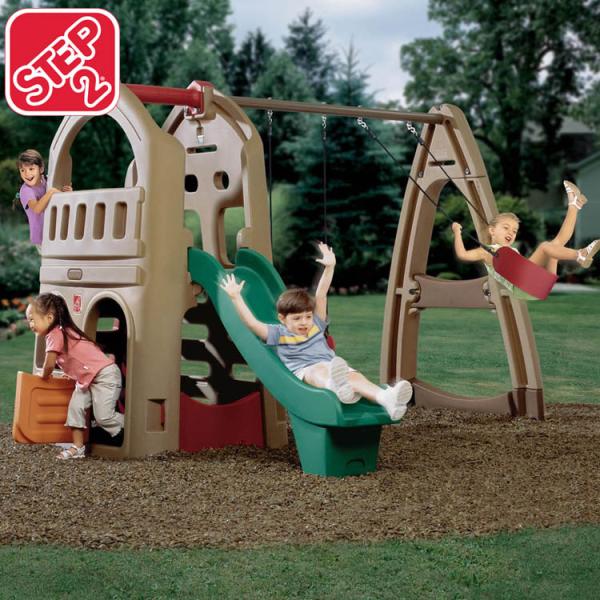 ステップ2 プレイハウス クライマー & スウィング ジャングルジム 大型