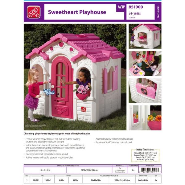 大型 遊具 スイートハート プレイハウス 室内 屋外 ステップ2 Step2 配送区分c Buyee 日本代购平台 产品购物网站大全 Buyee一站式代购 Bot Online