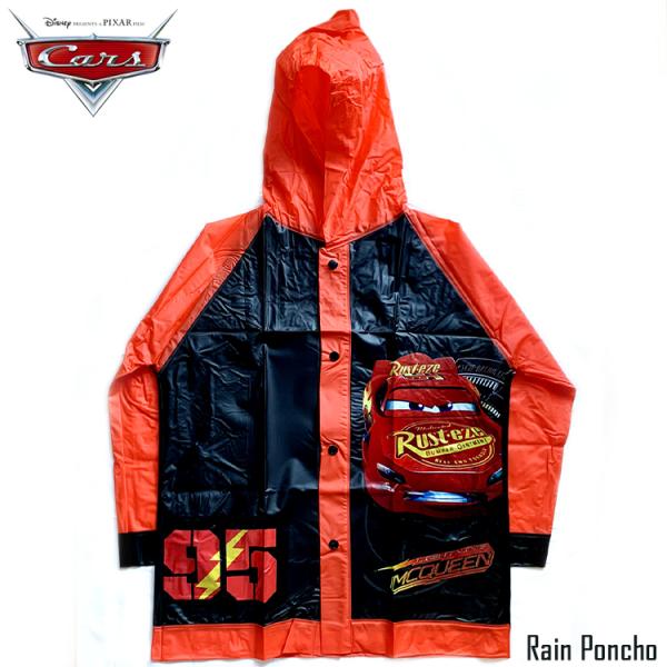 人気沸騰】 Disney カーズ マックィーン レインコート 雨具用品 男の子・環境にやさしいEVAレインコート・カーズレインコート
