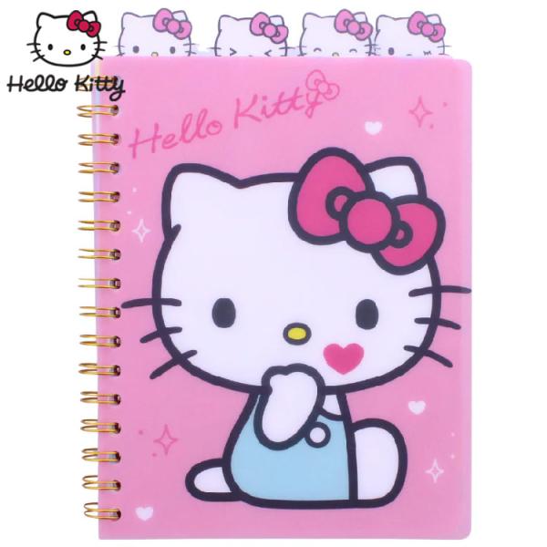 ハローキティ スパイラル ノート 日記帳 ジャーナル タブ付き B5 96枚