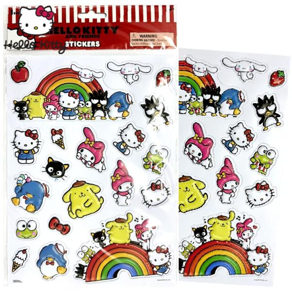 ハローキティ プクプク シール 20カット 立体 ごほうびシール 手帳