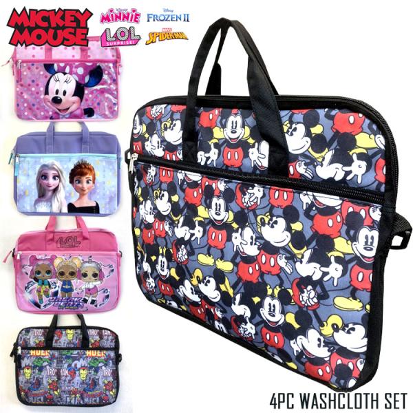 キャラクター:Disney Mickey Mouse / Minnie Mouse / Frozen / Marvel / L.O.L Supriseサイズ：W36×H28×D3 cm対応サイズ：9〜15インチのノートPC、ipadなどのタ...