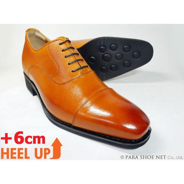 ANCIEN CREPINS 本革 ストレートチップ シークレットヒールアップ（+