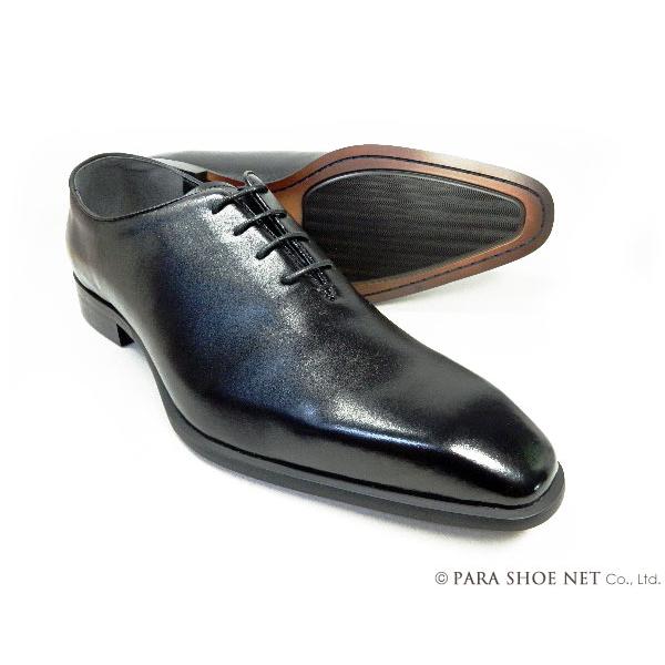 GERODI 本革 ホールカット ビジネスシューズ 黒 3E（EEE）28cm（28.0cm