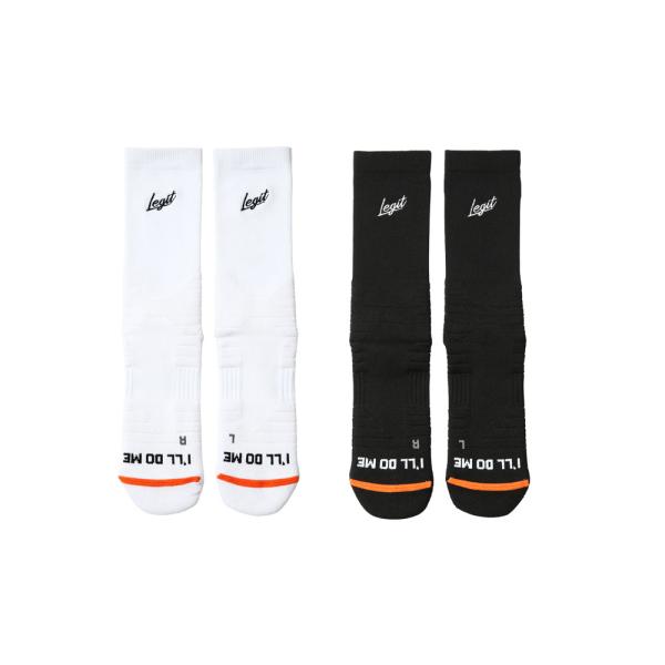 【商品名】GENUINE MID SOCKS ユニセックス ジュニア バスケットボール ソックス 靴下 練習用・プレー中に負担のかかる足首、足裏、側面にクッションパッドを配置し、少し厚手の生地がバッシュとの隙間を埋め、今までにないフィット感...